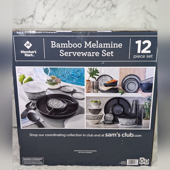 Members Mark 12-Piece Bamboo Serveware - Picture 4 of 8